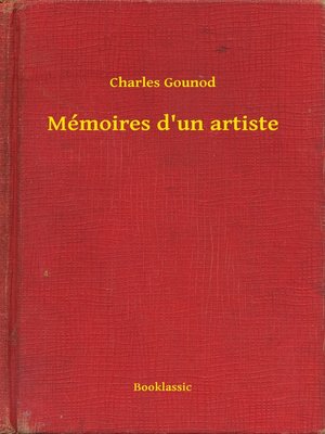cover image of Mémoires d'un artiste